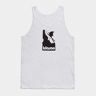 Idasno Skier-Black Tank Top